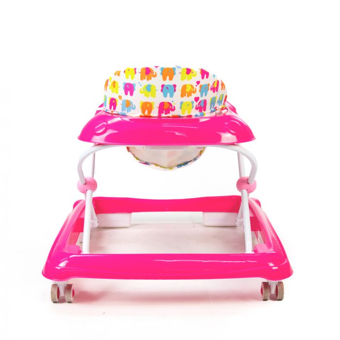 Asalvo Baby Walker - Pink Elephant - Image 7