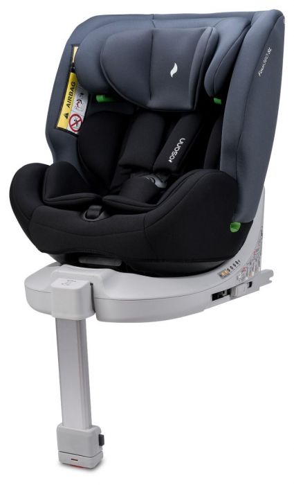 Osann Four 360 i-Size Rotating Car Seat With ISOFIX, Group 0+/1/2/3 Rear & Forward Facing (Birth To 11 Years) - Nero