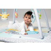BabyZee 3-in-1 Sensory Play Gym, 3 ways to play: tummy time, playmat and lay and play gym - Safari - Image 2