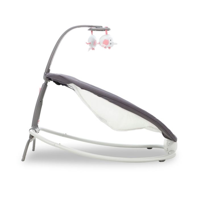 Asalvo Foldable Baby Bouncer – Pink Bird Design - Image 8