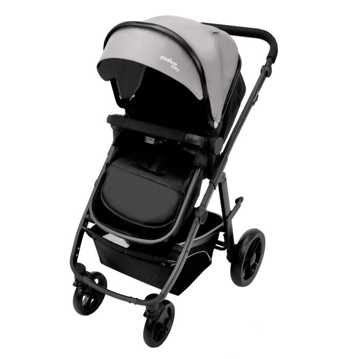 Asalvo Convertible Two+2 Travel System - Grey - Image 6