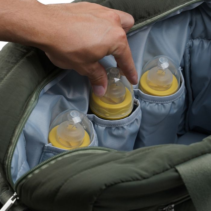 Thermobaby Plume Changing Bag - Cactus Green - Image 10