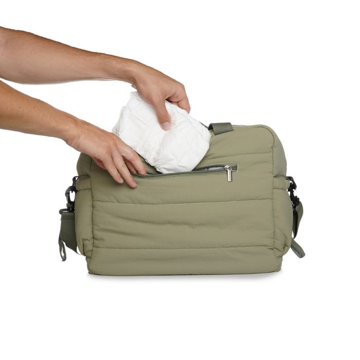 Thermobaby Plume Changing Bag - Cactus Green - Image 11
