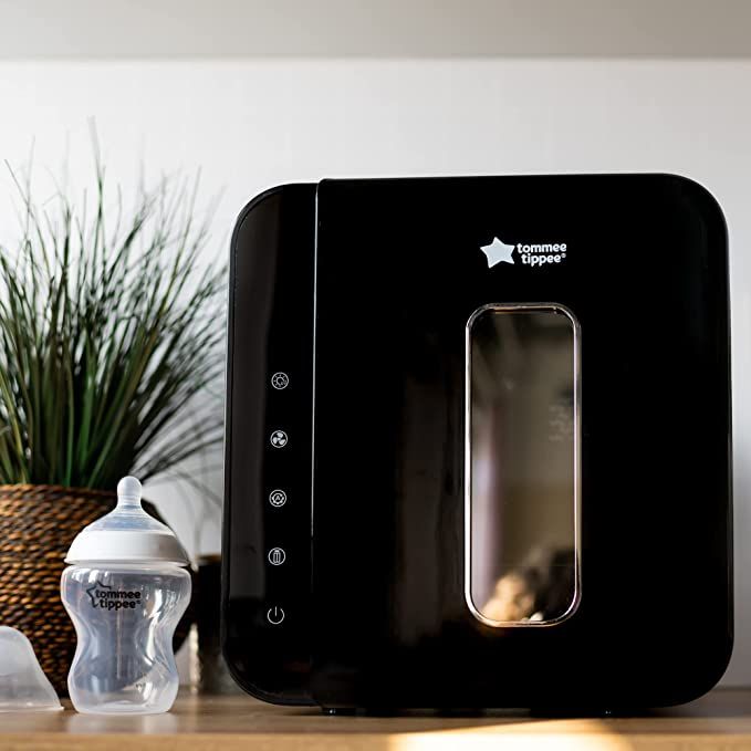 Tommee Tippee UV 3-in-1 Steriliser and Dryer for Baby Bottles and Accessories - Black - Image 2