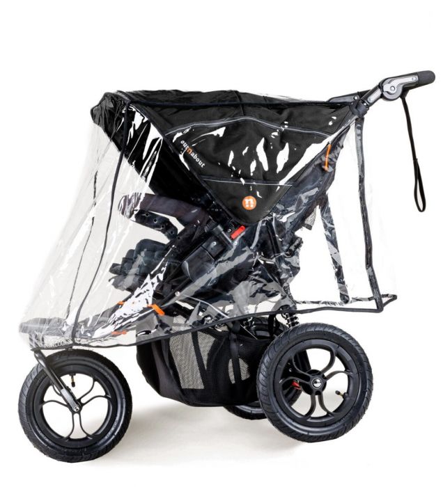 Out'n'About Nipper Double V5 Pushchair Lightweight, all-terrain buggy for two, suitable from birth to 4 years - Summit Black - Image 11