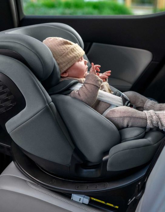 Maxi-Cosi Emerald 360 S i-Size Car Seat - Tonal Graphite - Image 7