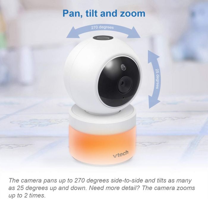 VTech VM5463 5 Inch Night Show Projection Video Baby Monitor - Image 4