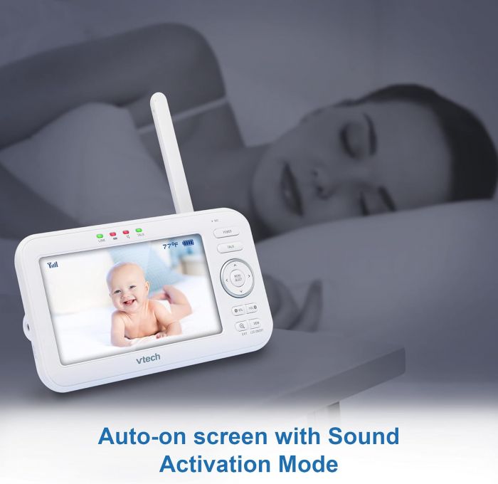 VTech VM5463 5 Inch Night Show Projection Video Baby Monitor - Image 6