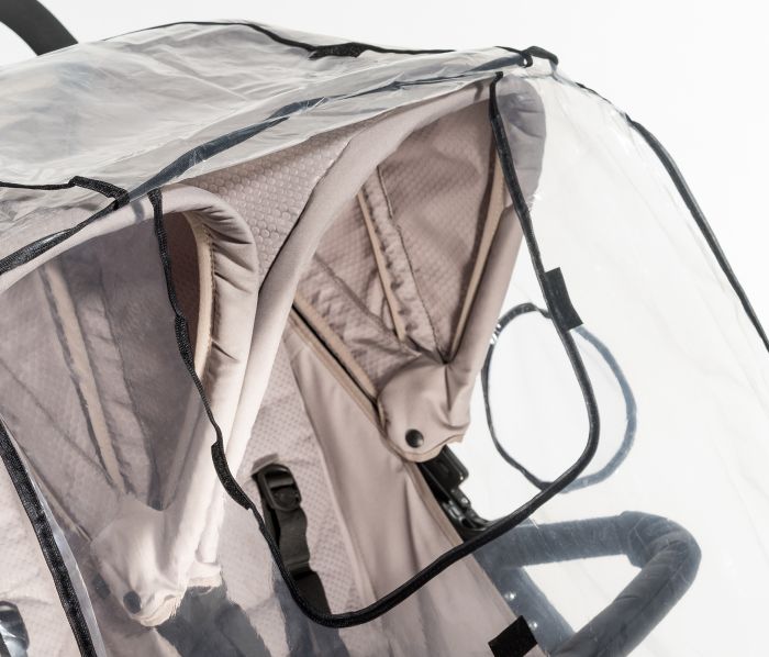 Reer Twin Pushchair Raincover - Side by Side Pushchair - Image 2