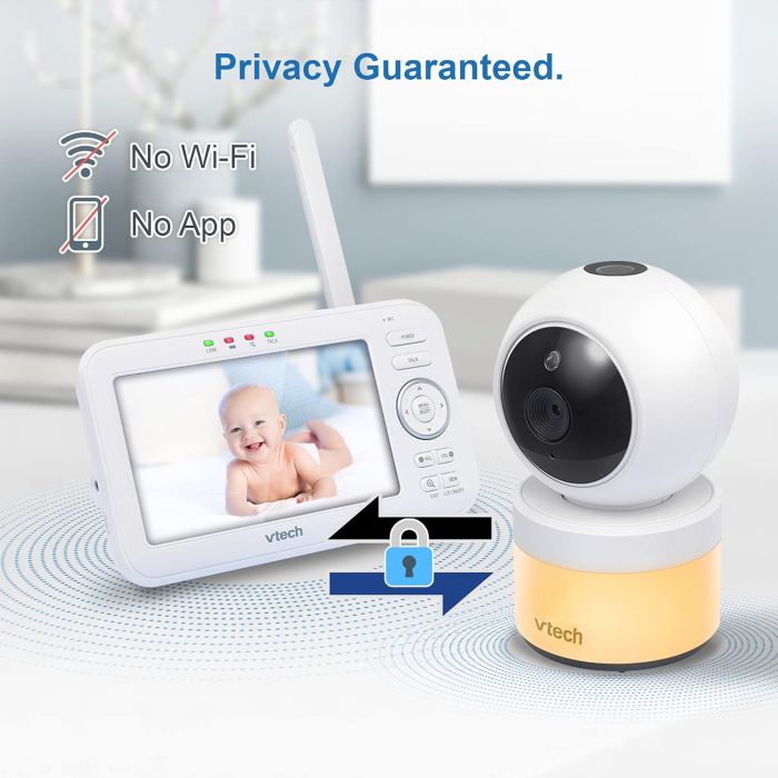 VTech VM5463 5 Inch Night Show Projection Video Baby Monitor - Image 2
