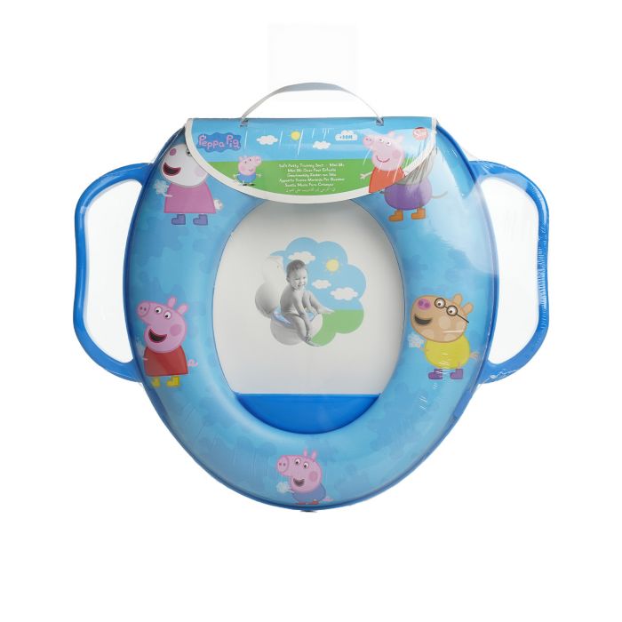 Peppa Pig Cushioned Toilet Trainer with Handles - Image 3