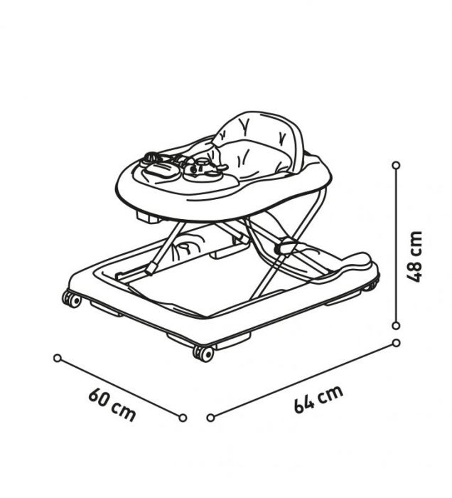 Asalvo Baby Walker - Cars - Image 2