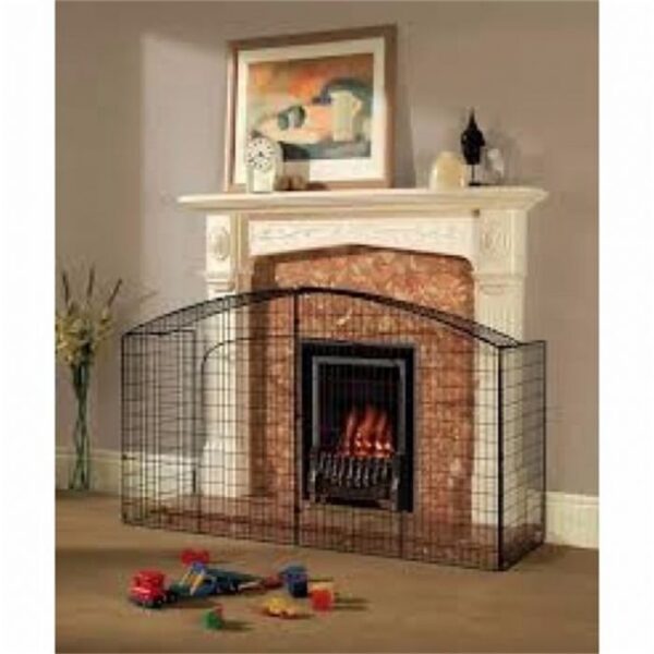 Babylo Premier Safety Fireguard, extends to 133cm wide - Black