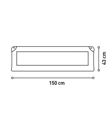 ASALVO Bed Rail 150cm for Standard Bed Zeppelin - Image 2