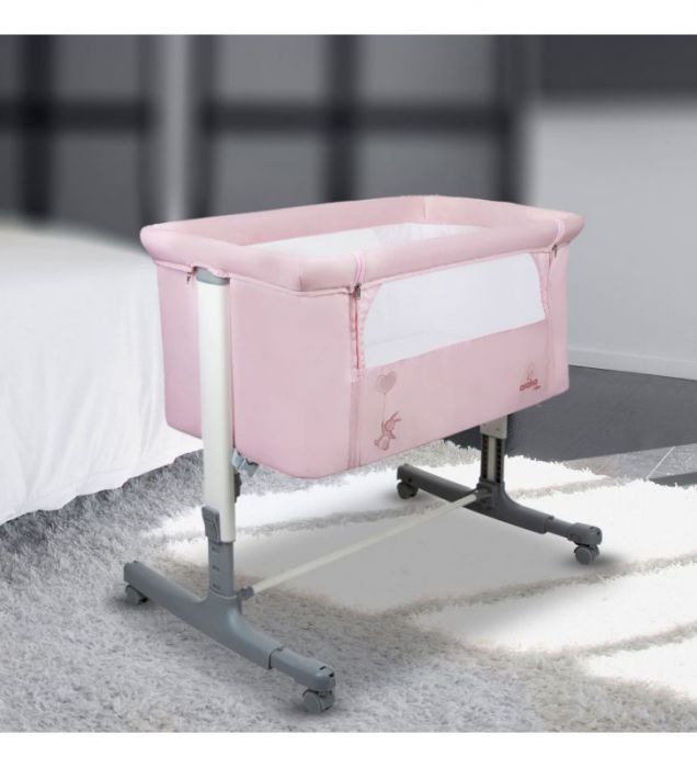 Asalvo Calm Co-Sleeper Crib - Pink - Image 4