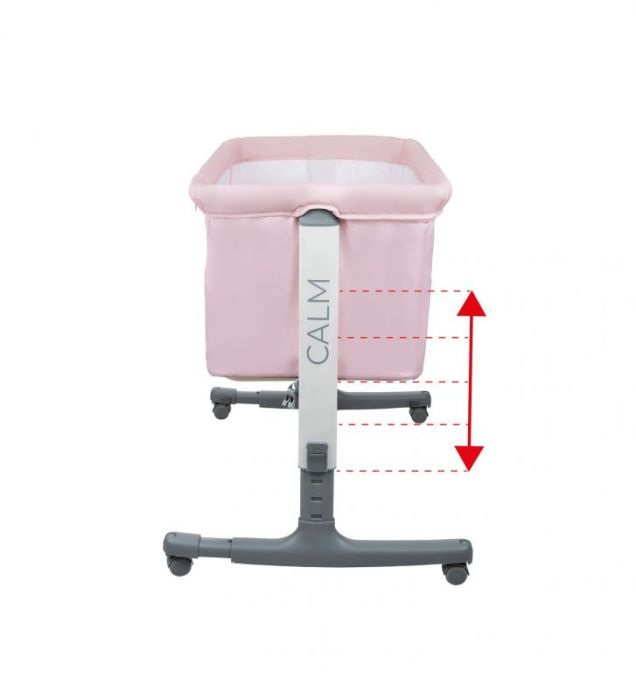 Asalvo Calm Co-Sleeper Crib - Pink - Image 5