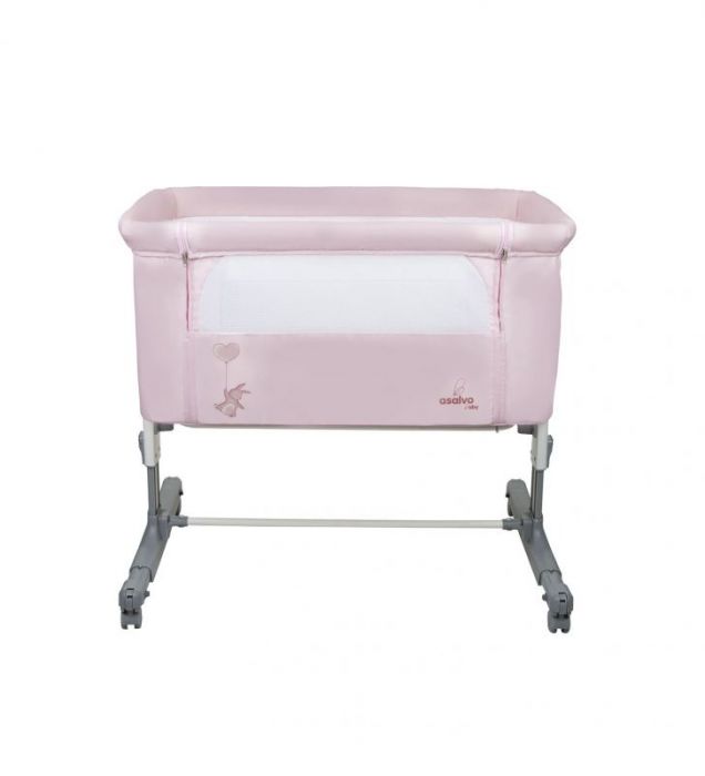 Asalvo Calm Co-Sleeper Crib - Pink - Image 6