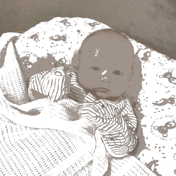 Soft Cotton Cellular Cot Blanket - White - Image 2