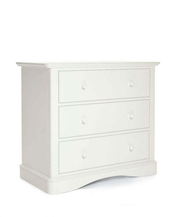 Mamas & Papas Flyn 3 Piece White Cotbed Range with Dresser Changer & Wardrobe - Image 3