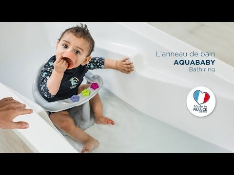 Thermobaby Aquababy Baby Bath Seat Ring with Toys - Green - Image 9