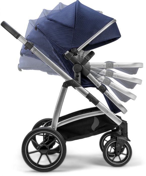 Osann Olé 2-in-1 Pram Pushchair - Lightweight with Removable Baby Carrier & Adjustable Footrest - Compact Fold with Rain Cover & Mosquito Net - Image 4