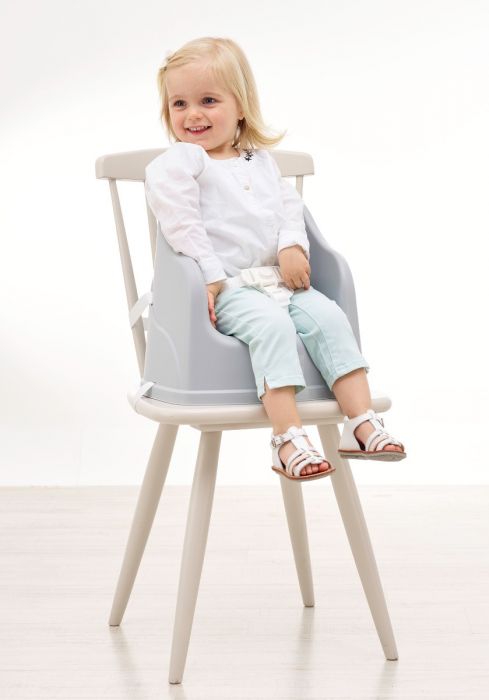 Thermobaby Tudi Booster Chair, Light compact Feeding Booster Seat! - Grey - Image 2