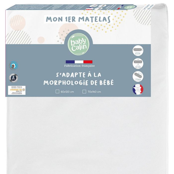 Babycalin First Cotbed Mattress – 70 x 140 cm, Made in France - Image 5