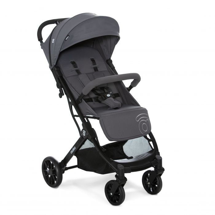 Asalvo Kubic 2 Lightweight Travel Stroller (Birth to 22 kg) - Grey