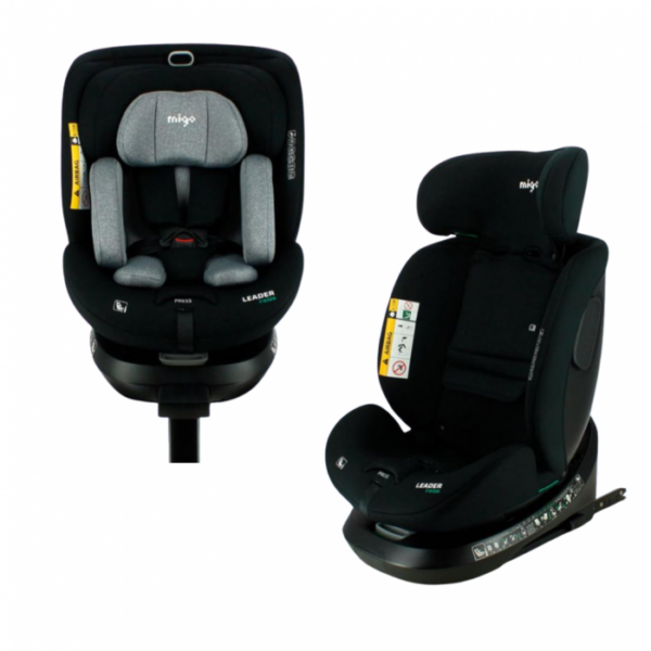 Migo Leader 360° Swivel i-Size Car Seat (40–150 cm) – Isofix & Rotating
