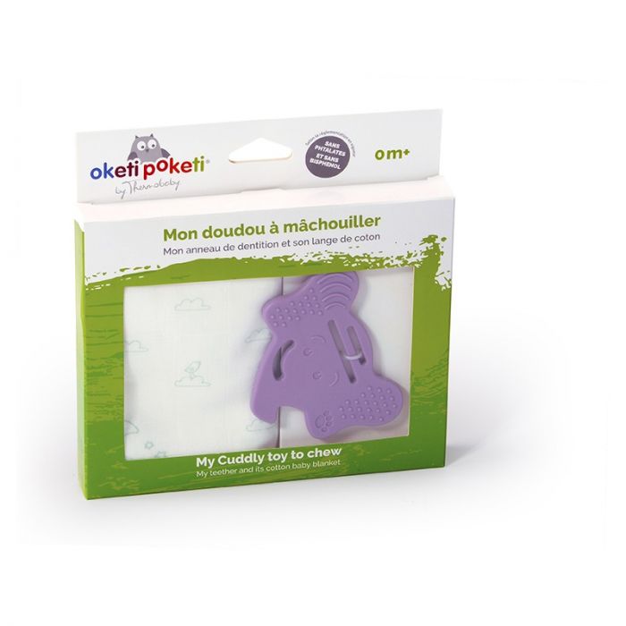 Thermobaby My first teether & cotton baby blanket - Image 3