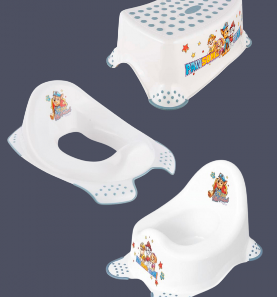 Keeper Paw Patrol Toilet Training Bundle – Potty, Toilet Trainer & Non-Slip Step Stool