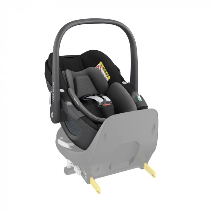 Maxi-Cosi 360 Rotating Baby Car Seat Group 0+, ISOFIX, i-Size, (0-12 months / 0-13 kg, / 45-75 cm) - Essential Black - Image 7