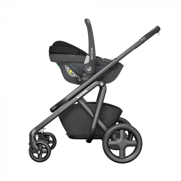 Maxi-Cosi 360 Rotating Baby Car Seat Group 0+, ISOFIX, i-Size, (0-12 months / 0-13 kg, / 45-75 cm) - Essential Black - Image 4