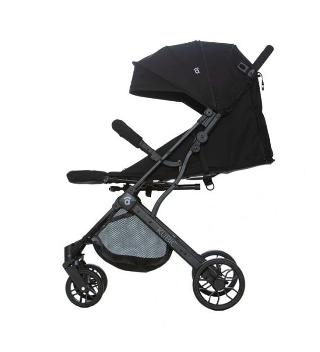 Asalvo Kubic 2 Lightweight Travel Stroller (Birth to 22 kg) - Black - Image 7