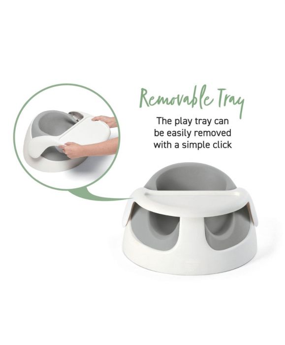 Mamas & Papas Snug Floor Seat with Activity Tray - Pebble Grey - Image 8