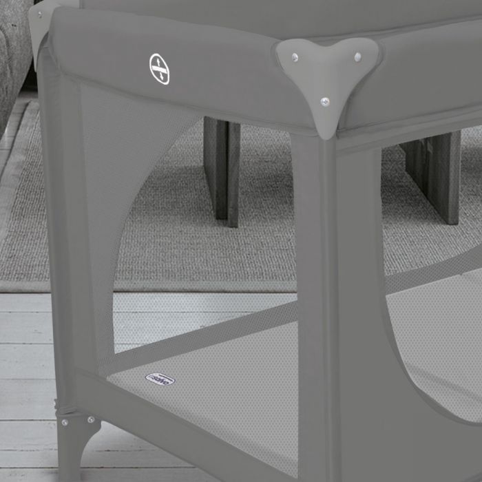 Asalvo Grey Foldable Travel Cot Mattress - Image 3