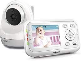 Vtech 2.8" Pan & Tilt Video Baby Monitor - Rechargeable battery, 2 way talk, lullabies - VM923